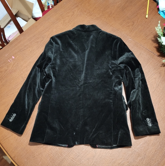 NWOT - Banana Republic Black Velvet Blazer - Picture 7 of 7